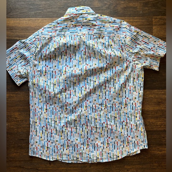 Men's Club Room Shirt Multicolor Watches XL All-Over Street Classic Unique City - Picture 6 of 10